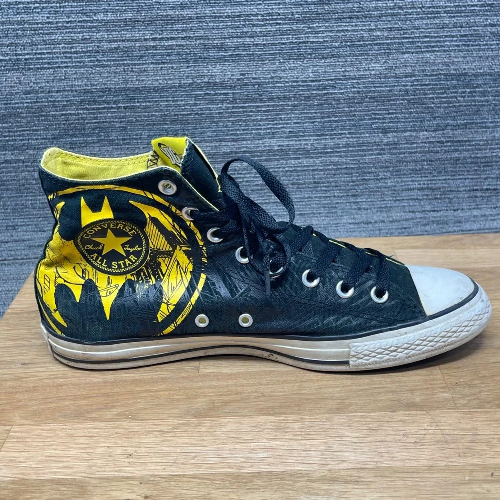 Converse Chuck Taylor All Star Mens 10 Black Batman DC Comics 75th Anniversary - Picture 6 of 12